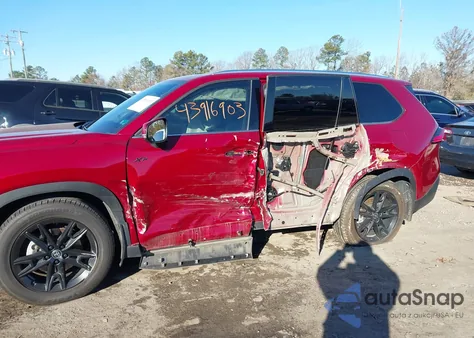 2024 Toyota Grand Highlander Hybrid Limited из США, поврежденный, VIN 5TDACAB50RS006868